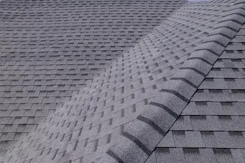 Shingles texture - close up view of Atlas Pinacle roofing shingles
