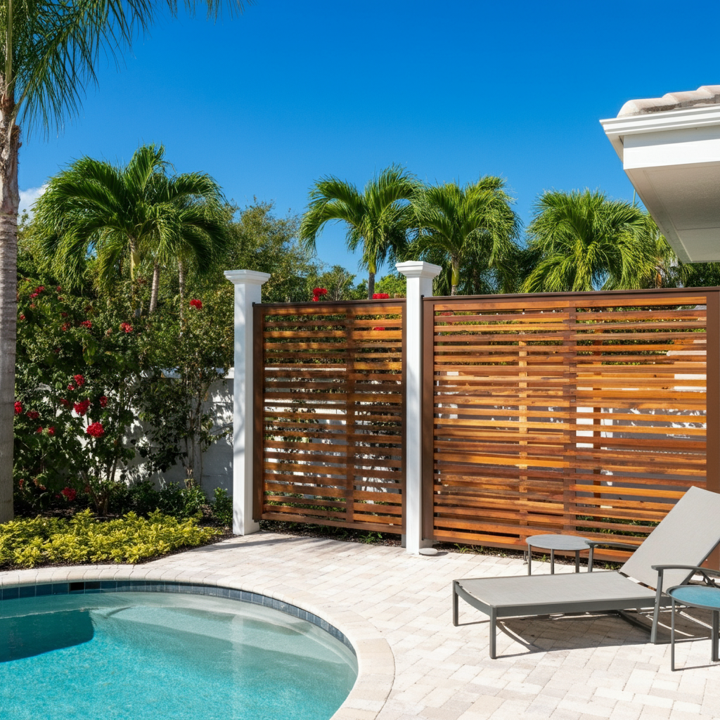 Outdoor Privacy Screen in Broward County, FL