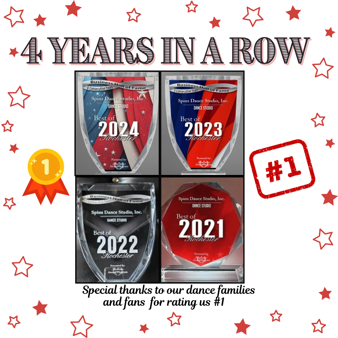 Awards — Rochester, NY — Spins Dance Studio Inc. Awards — Rochester, NY — Spins Dance Studio Inc.