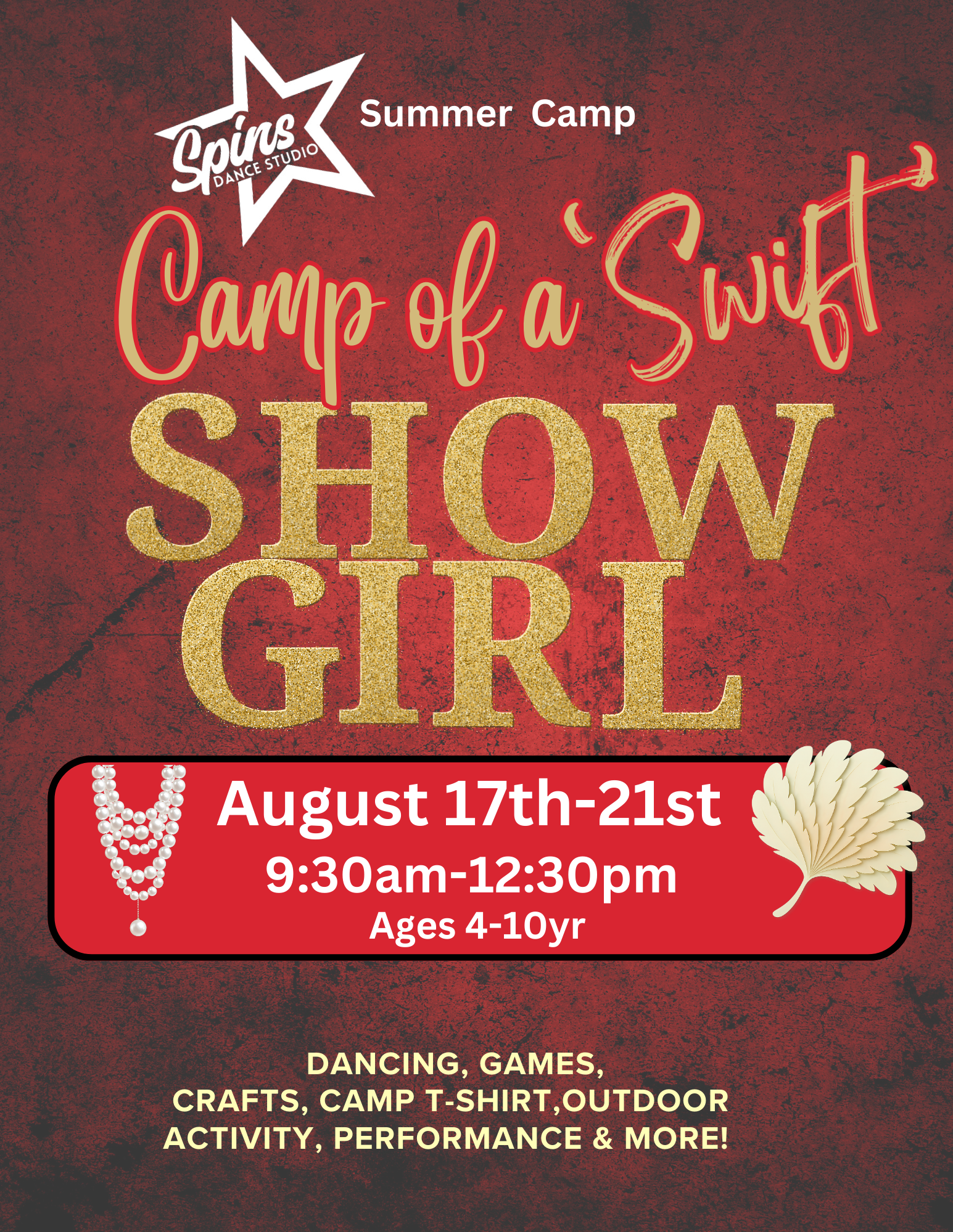 Summer camp poster: 