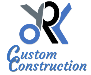 A logo for a company called custom construction