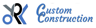 A logo for a company called custom construction