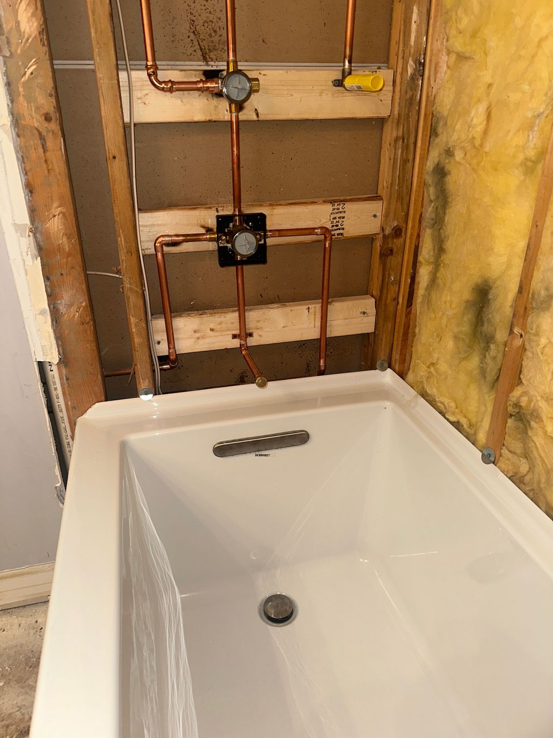 Man Working Inside The House — Dublin, OH — One Call Plumbing LLC