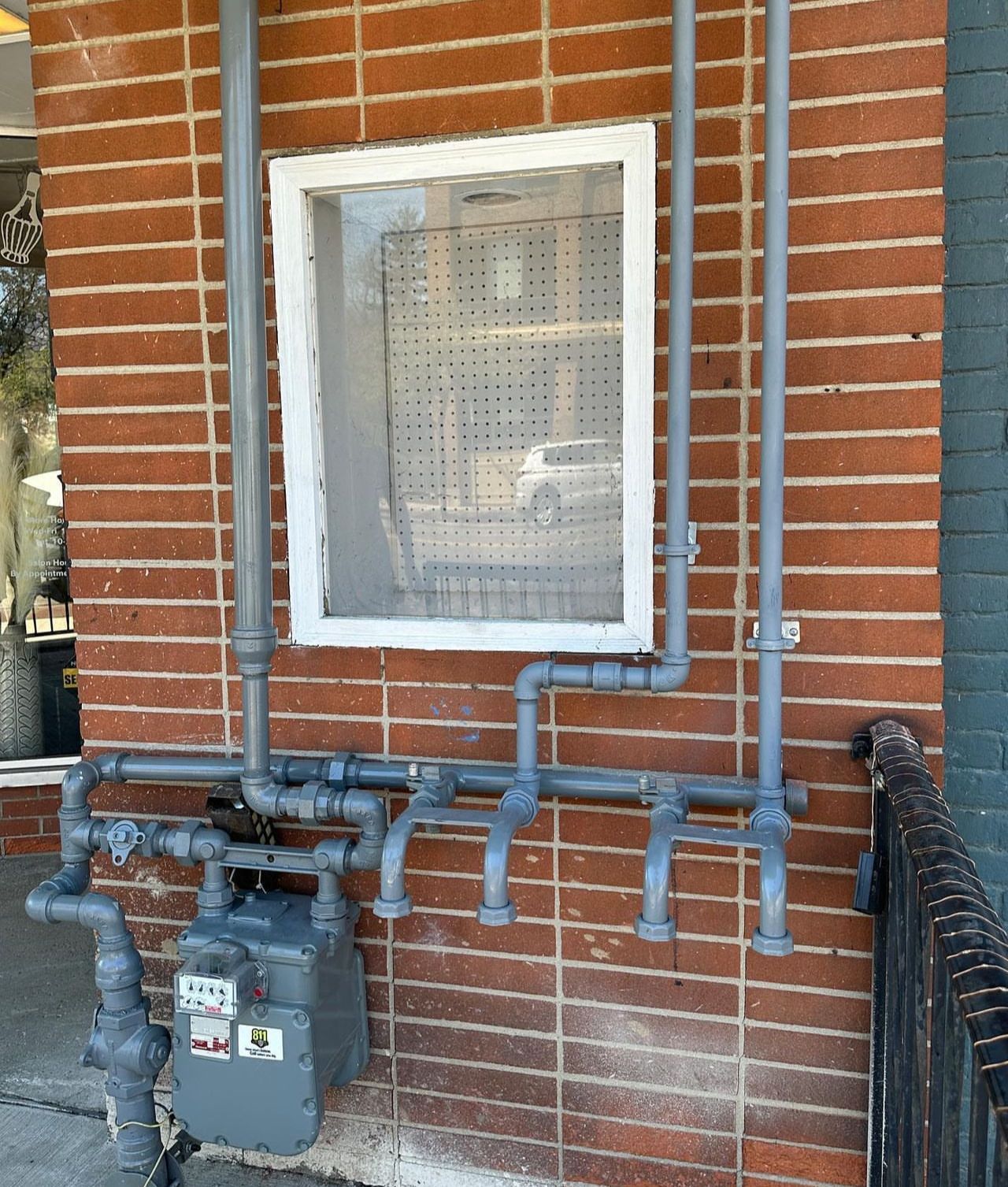 Man Fixing Gas Line — Dublin, OH — One Call Plumbing LLC