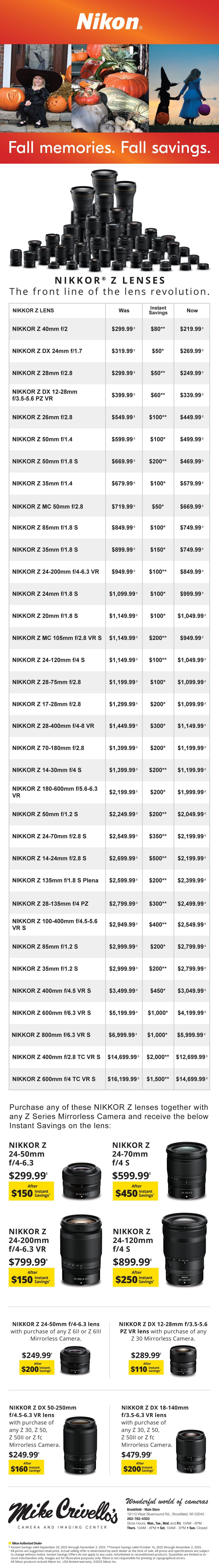 An advertisement for cameras. Cameras are displayed in various forms.
