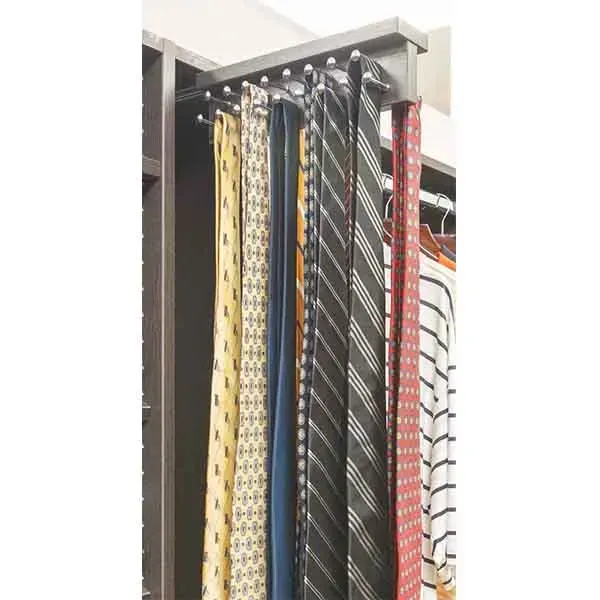 Custom In-House Top Mount Tie Rack Accessory Option