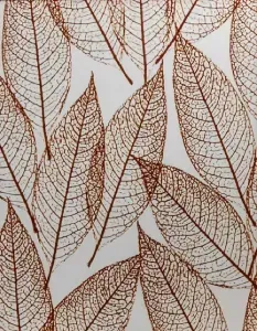 Brown Dusted Leaf Glass Insert Option