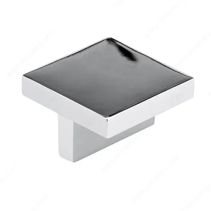 Contemporary Square Knob Decorative Hardware Option