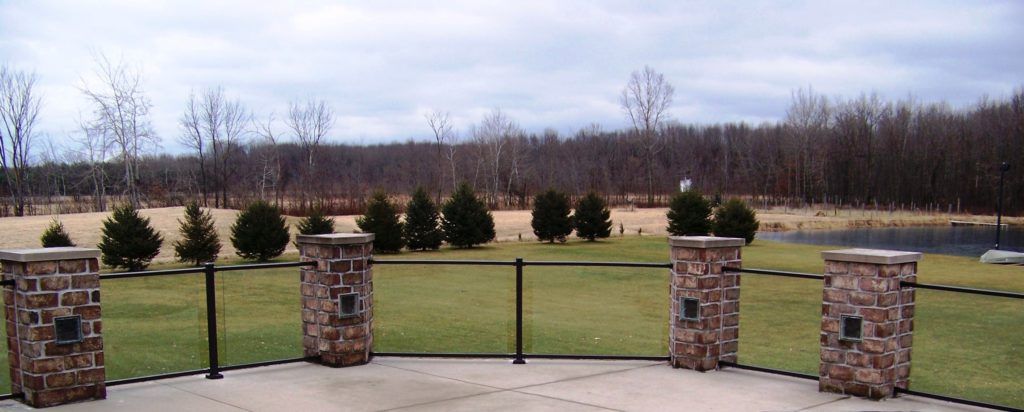 Patio with Glass Railing