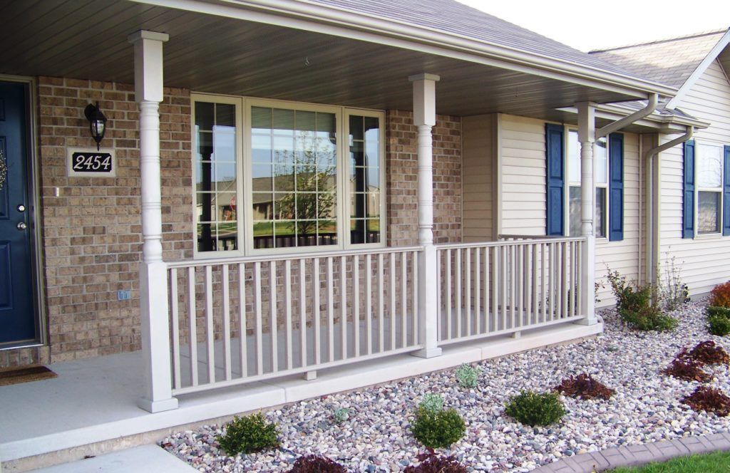 Wooden Porch Railing