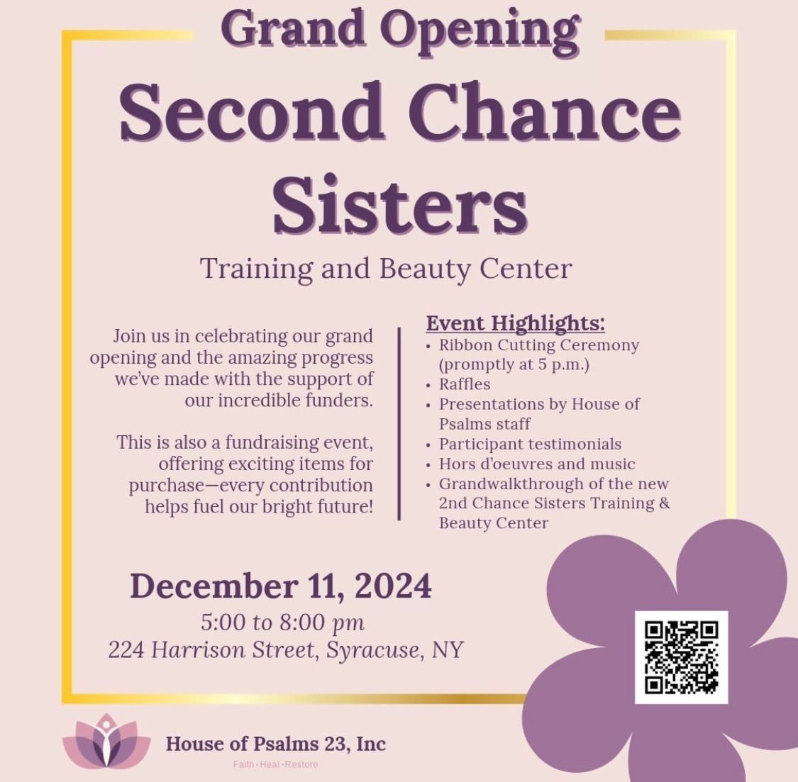 Grand Opening Event Flyer