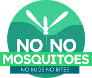 no no mosquitoes logo no bugs no bites