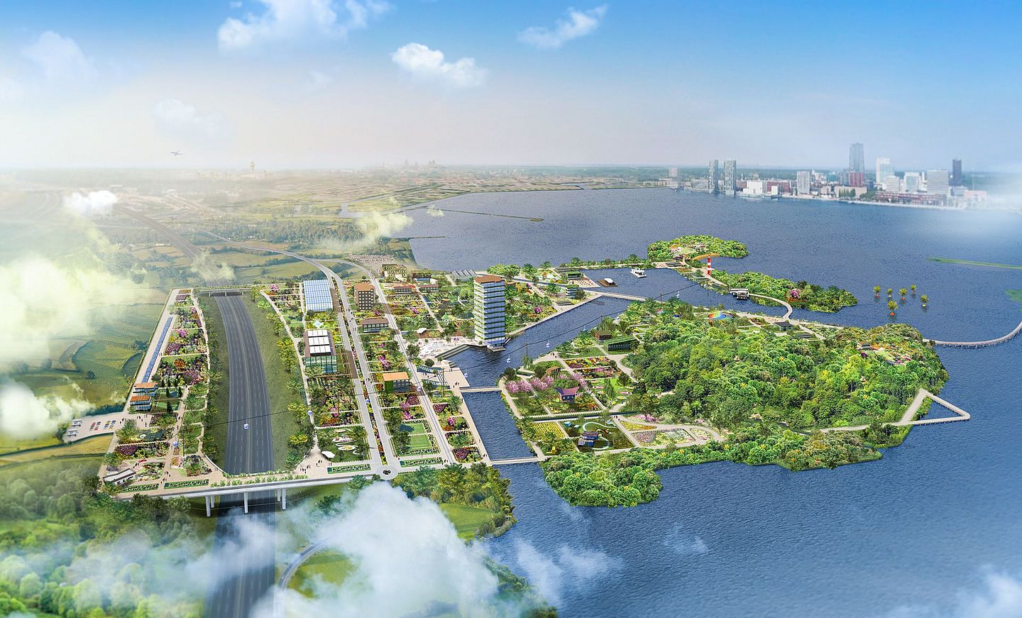 Op 14 april 2022 opent Floriade haar poorten een half jaar lang in Almere. Je ontdekt hier oplossingen van innovators uit binnen- en buitenland die onze steden leuker, mooier en duurzamer maken. En je geniet van de geur en kleur van bloemen, planten, groenten en fruit.