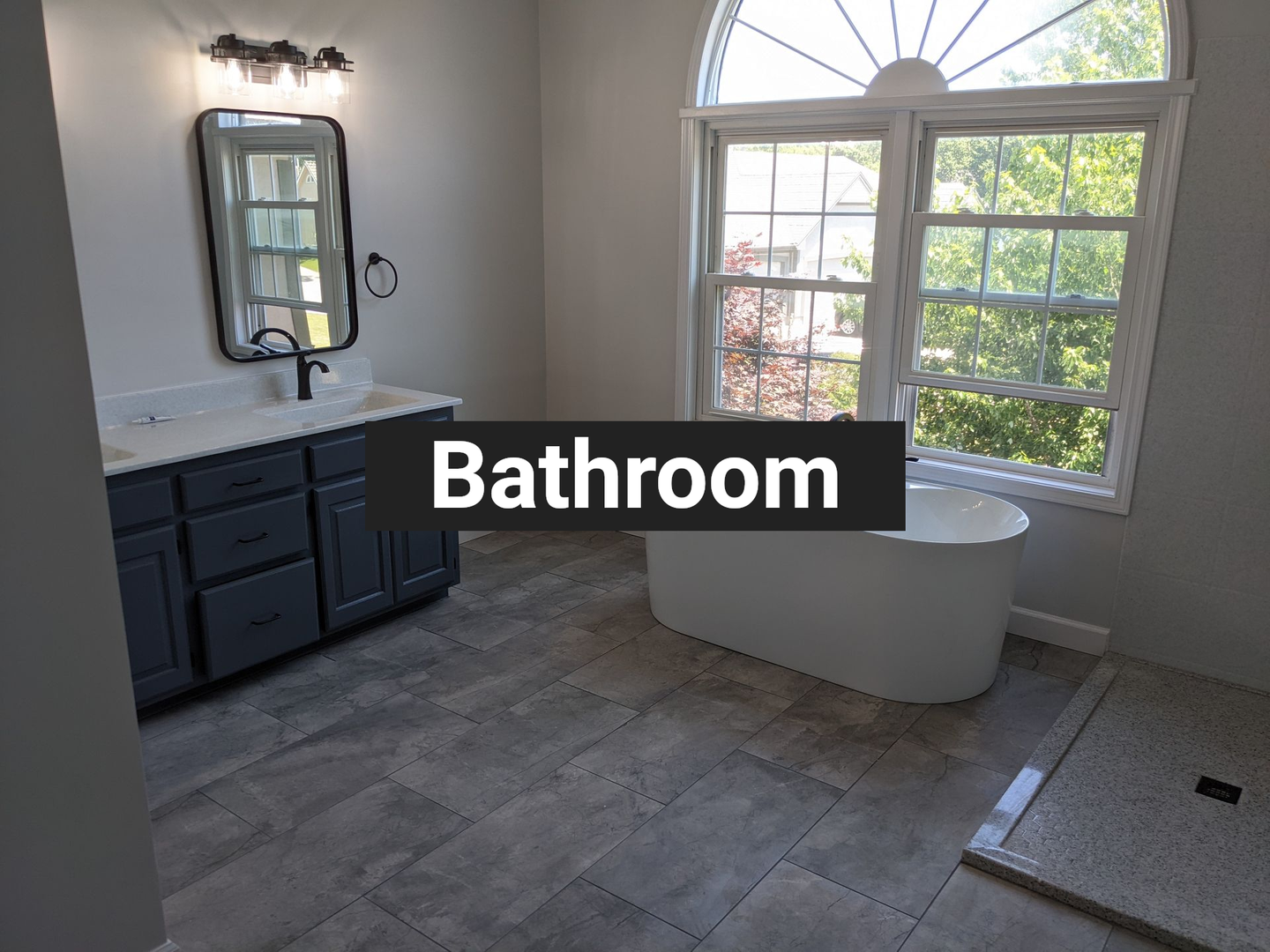 Remodeled bathroom