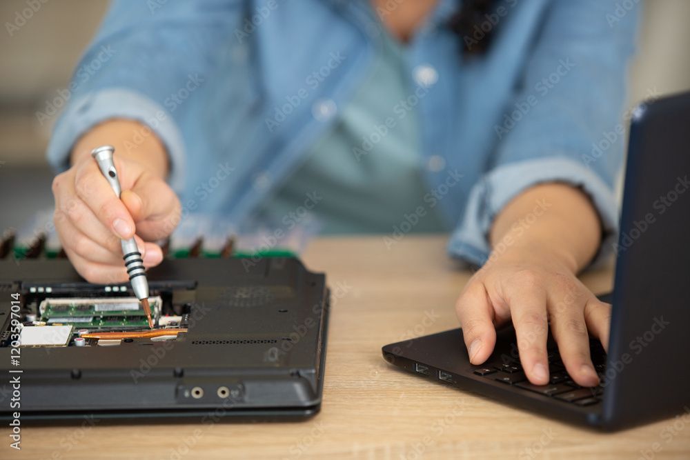 Laptop screen, keyboard, and battery replacement