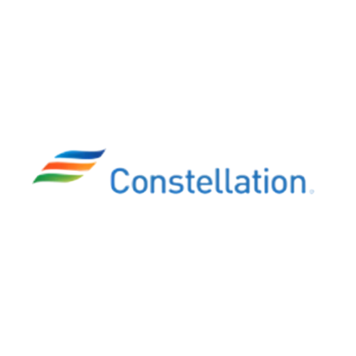 A constellation logo on a white background