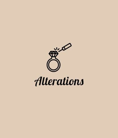 Alterations text with icon