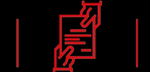 Logo nero e rosso per MVS GROUP
