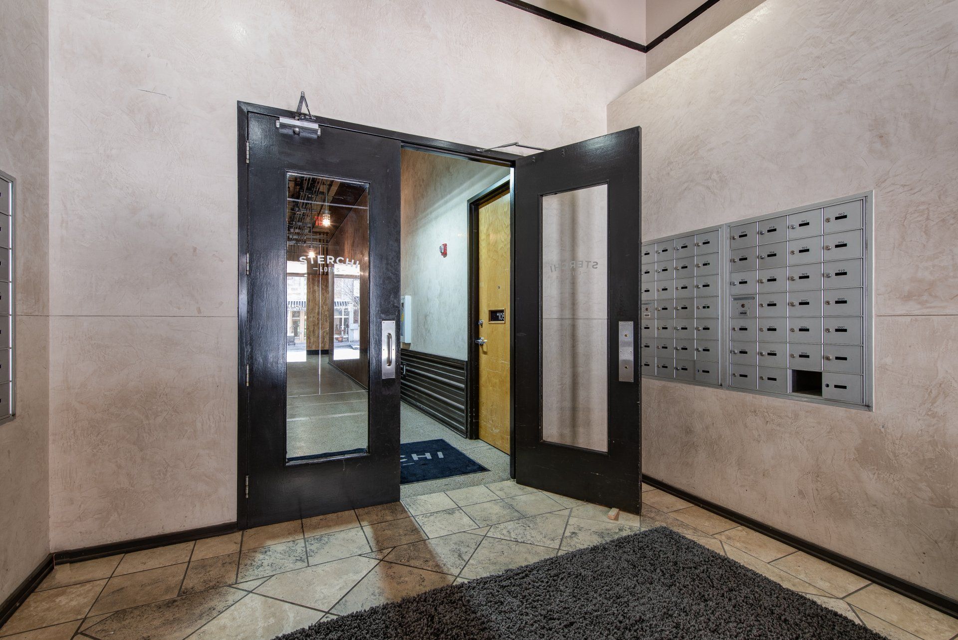Sterchi Lofts Mail Room Photo