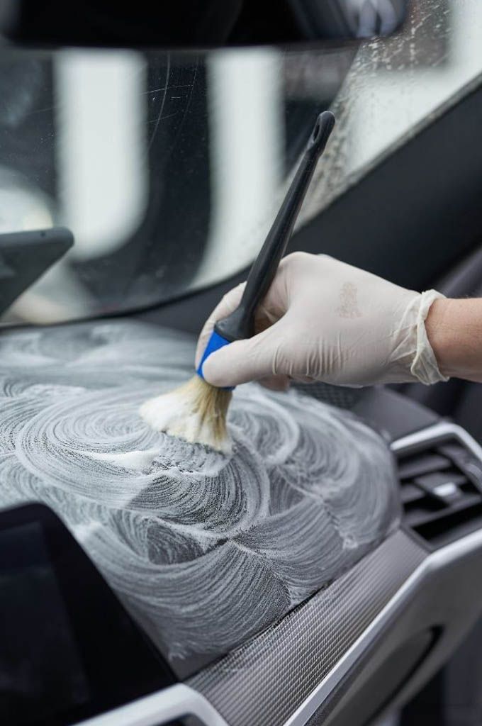 Interior Brush Detail on Dashboard