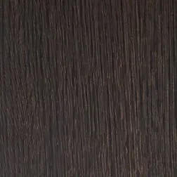 Dark brown wood grain texture with vertical lines.