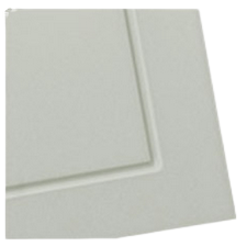 White cabinet door with a recessed panel and trim.