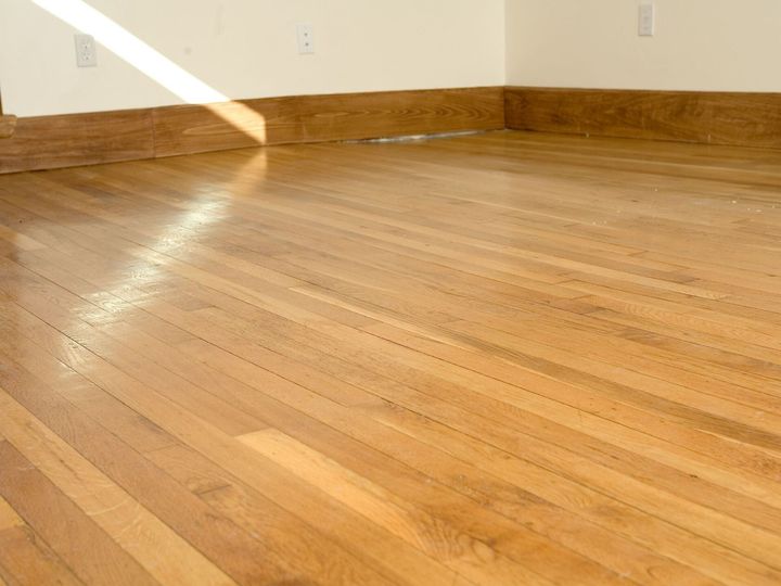 Picture of a hardwood floor after being serviced in Halifax
