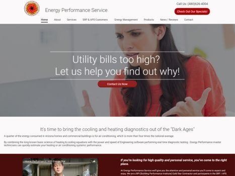 Website homepage featuring a woman looking concerned at a laptop with text 