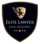 The logo for elite lawyer legal excellence is a shield with an eagle on it.