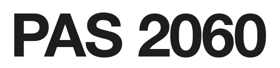 The word pas 2060 is written in black on a white background.