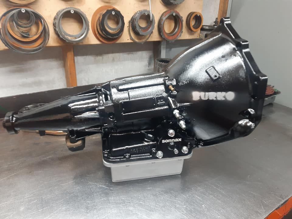 A Black Transmission is on Top of a Metal Table — Burko Transmissions in Yarrawonga, VIC