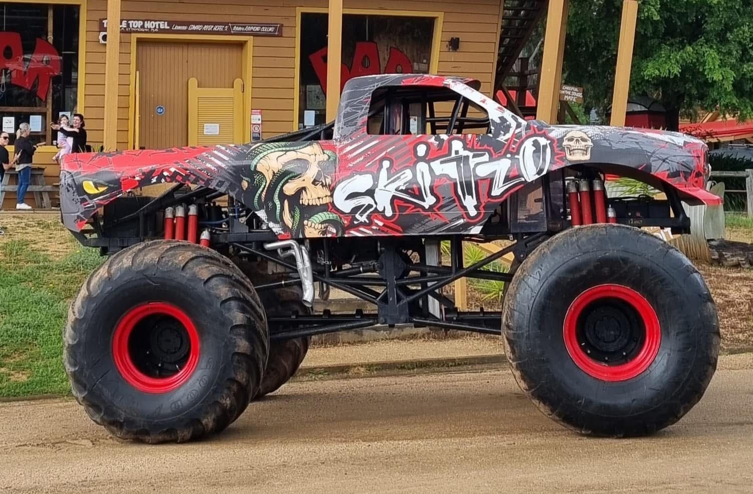 A Monster truck on road — Burko Transmissions in Shepparton, VIC