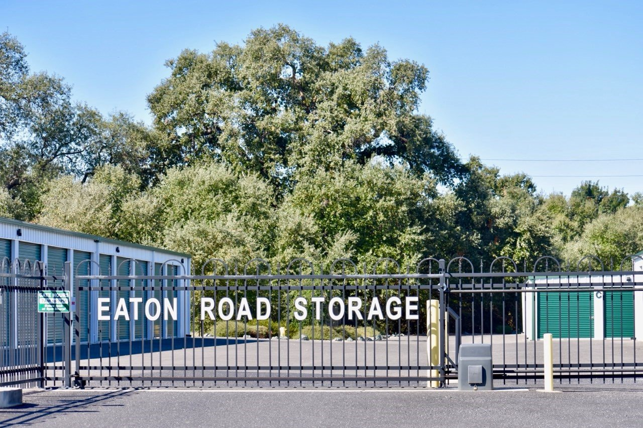 Card Lock Gate — Green Locked Storage Units in Chico, CA