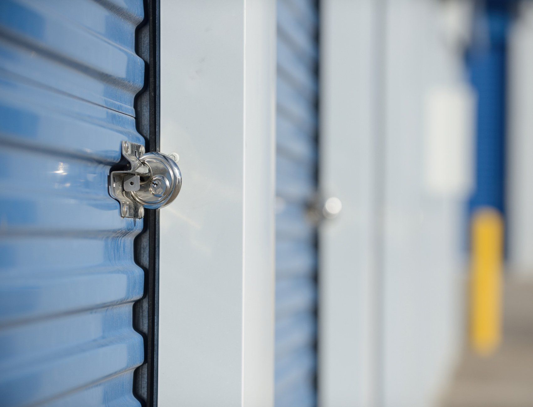 Storage Units — Blue Storage Units That Are Locked in Chico, CA