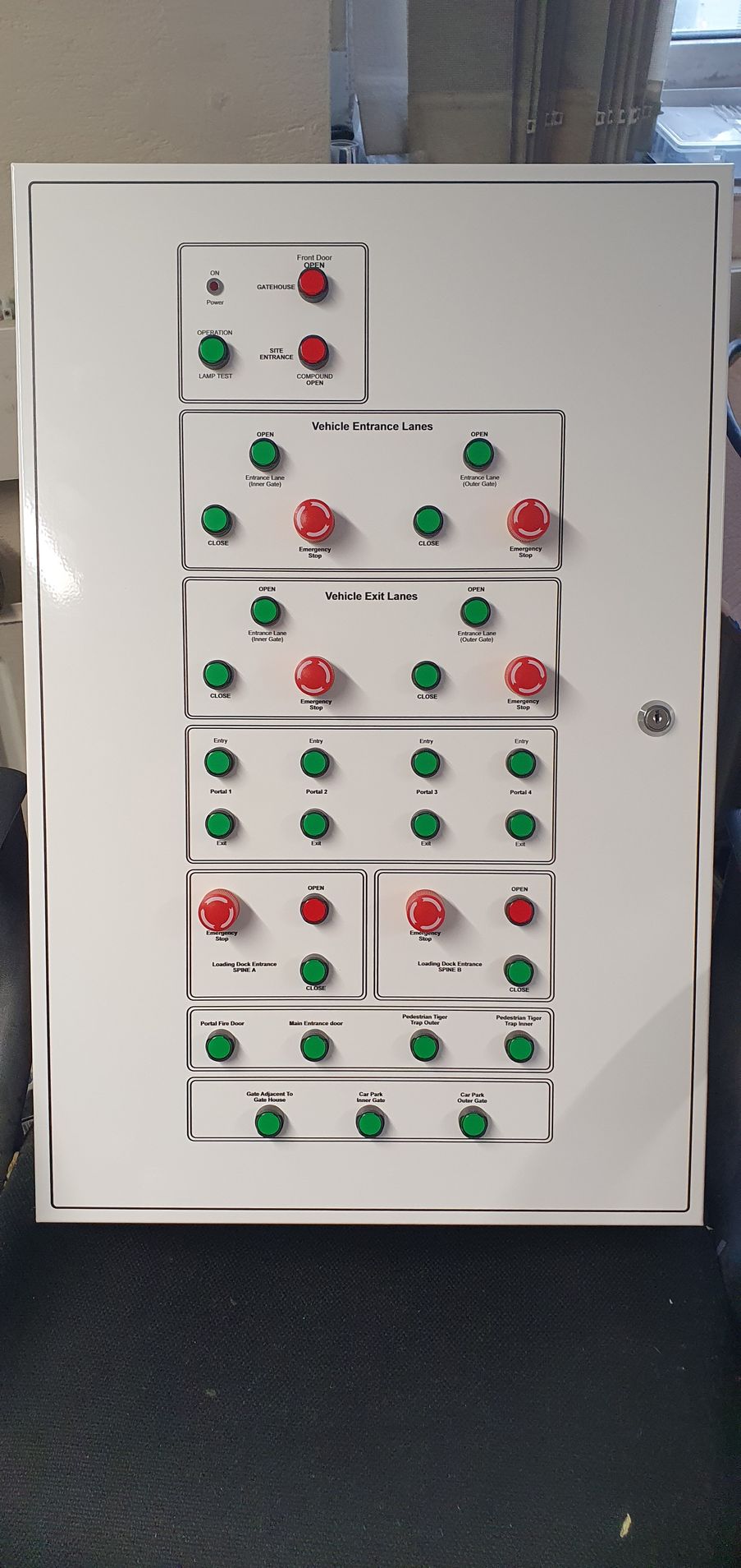 Car Park Control Panel