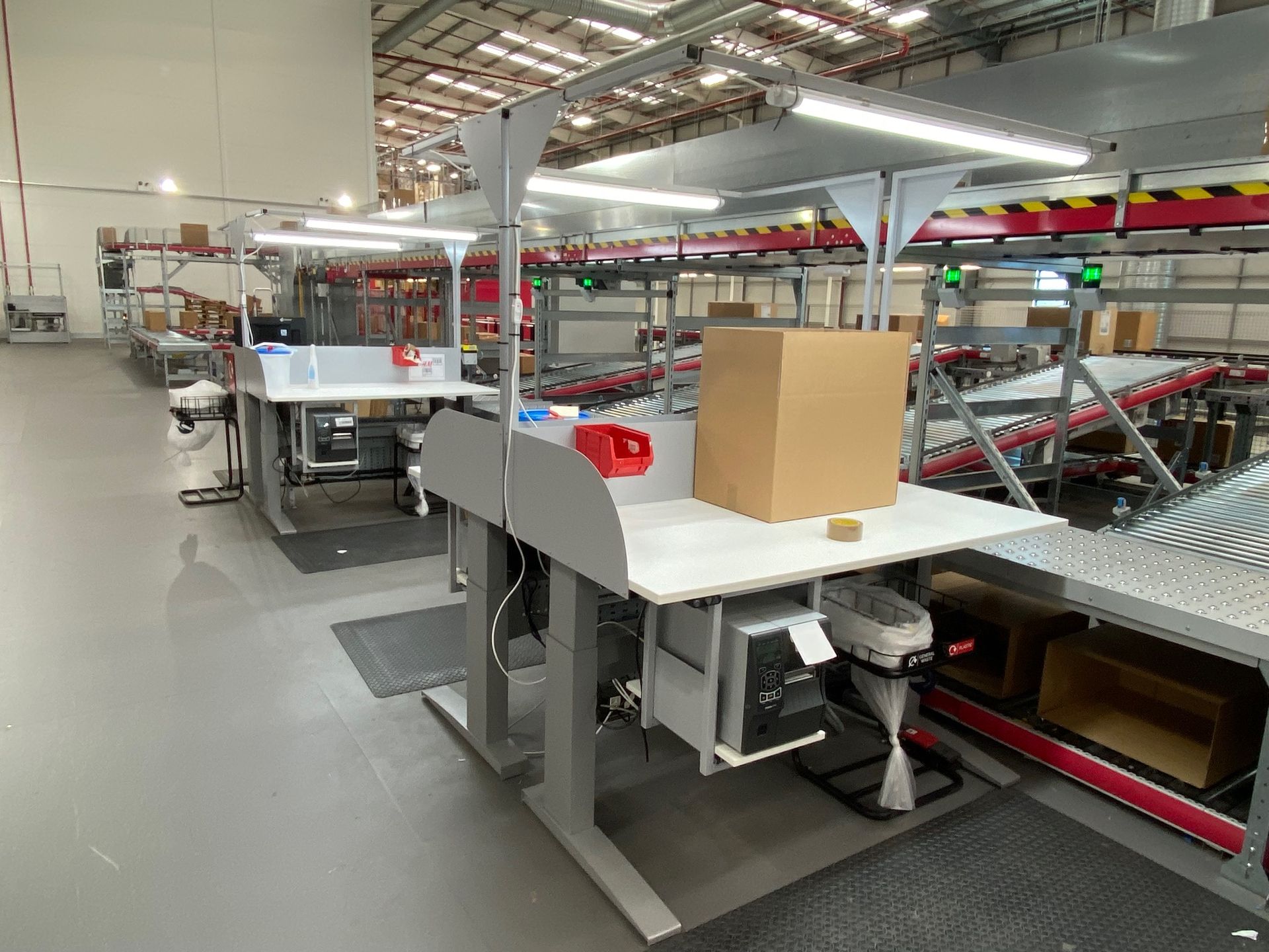 Desk Frame with Equipment mounting