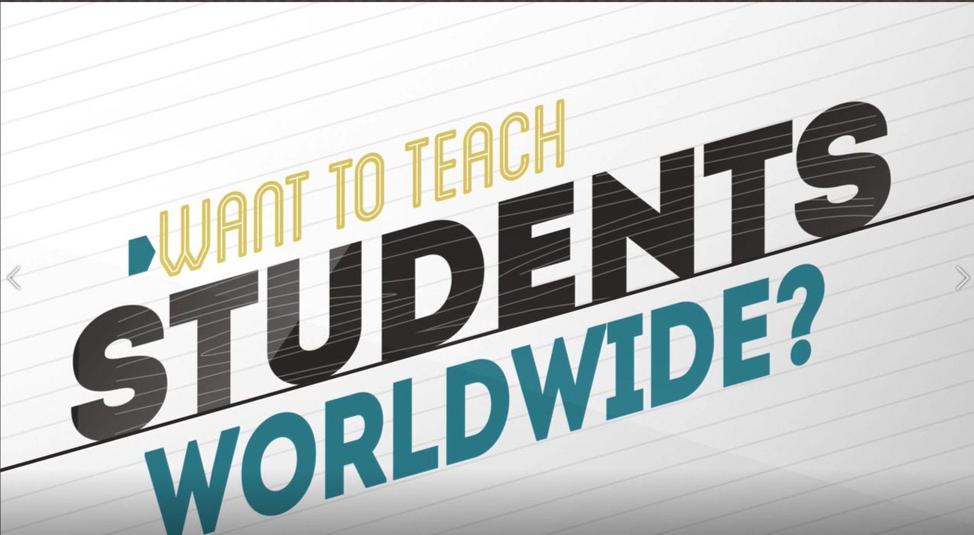 Teach Students Worldwide