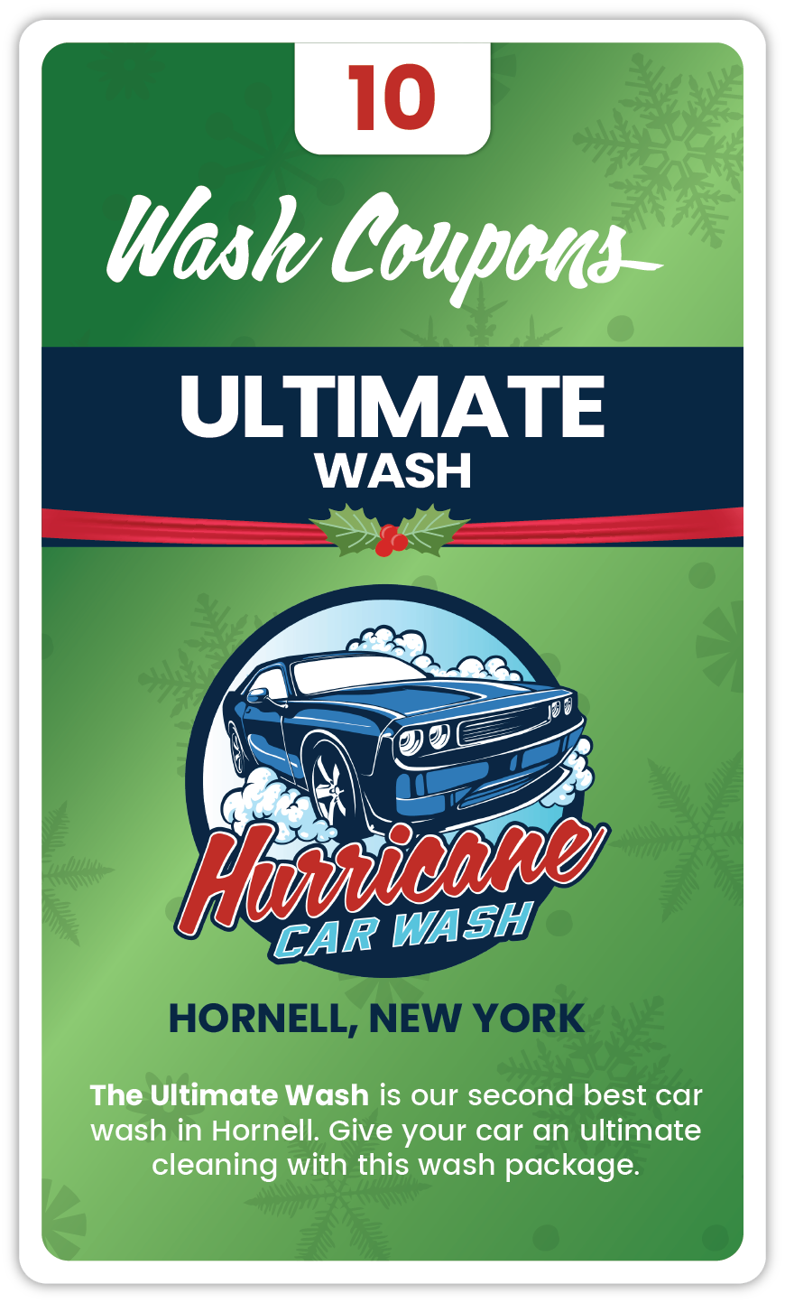HORNELL - HOLIDAY 10 Pack Ultimate Wash Book