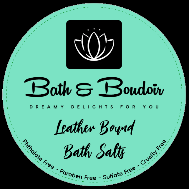 Mint-green circular product label for 