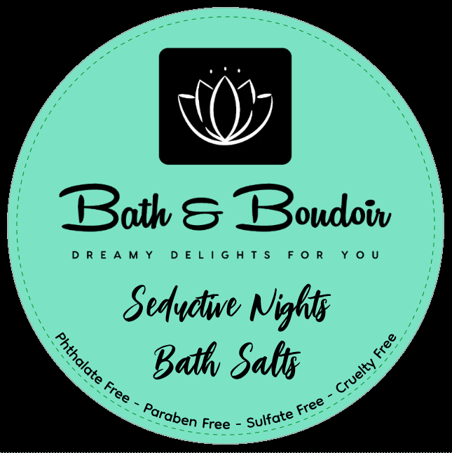 Circular turquoise label for 