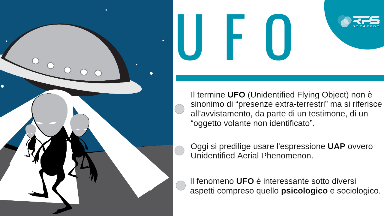 UFO non è sinonimo di alieni o extra terrestri