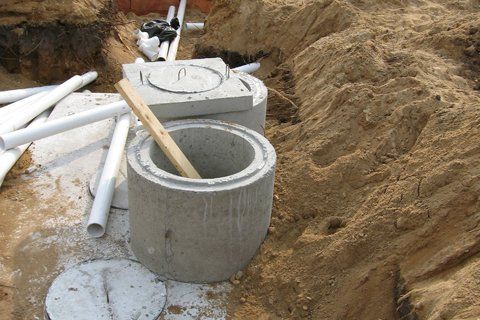 Close Up Photo Of Concrete Tank — Portsmouth, RI — Ocean State Septic LLC