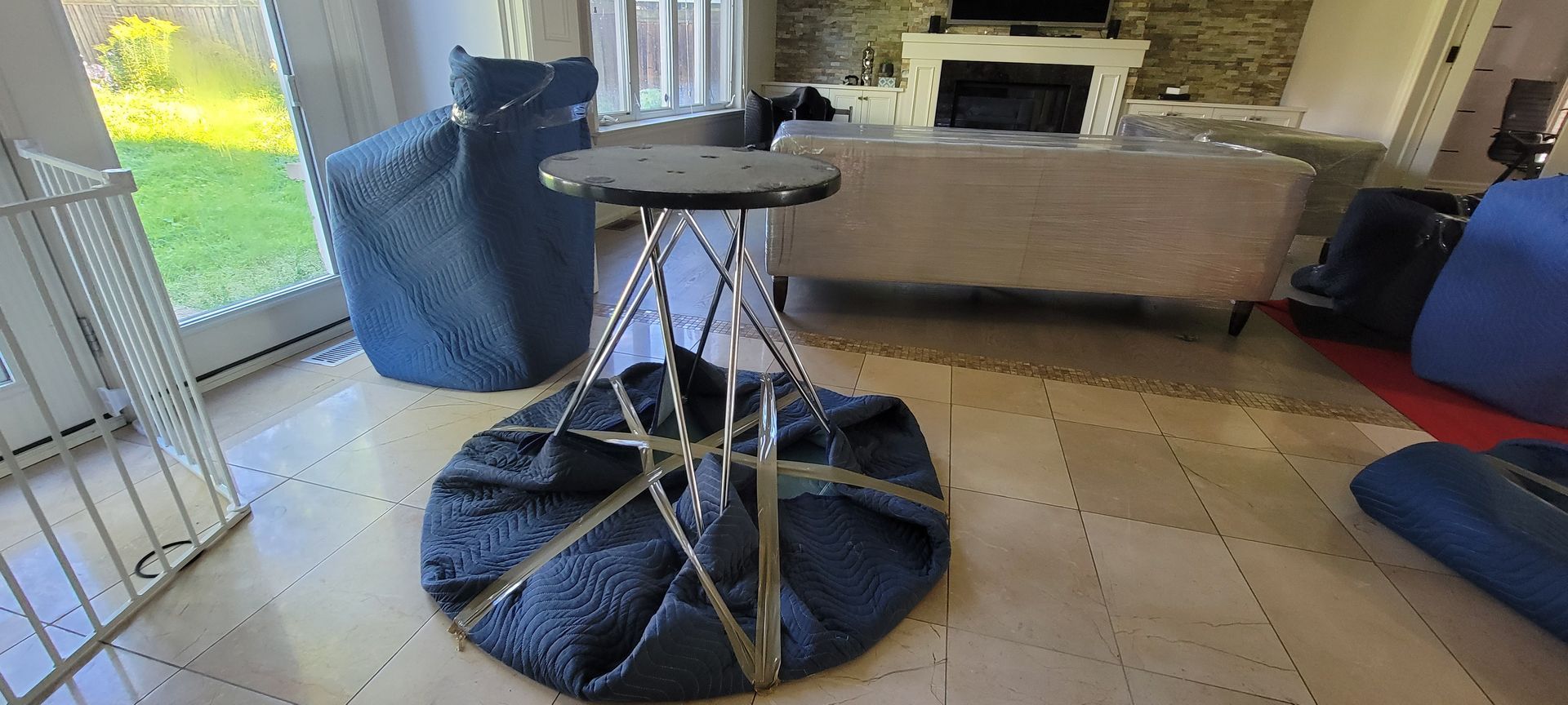 belongings ready for moving