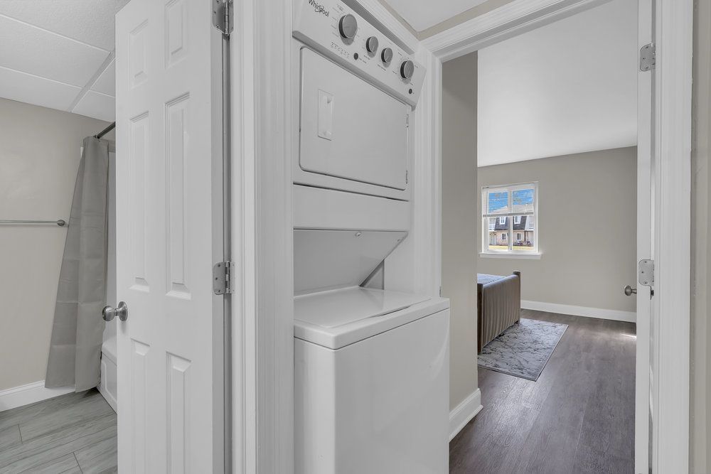 In-unit washer and dryer at Town Bank Manor