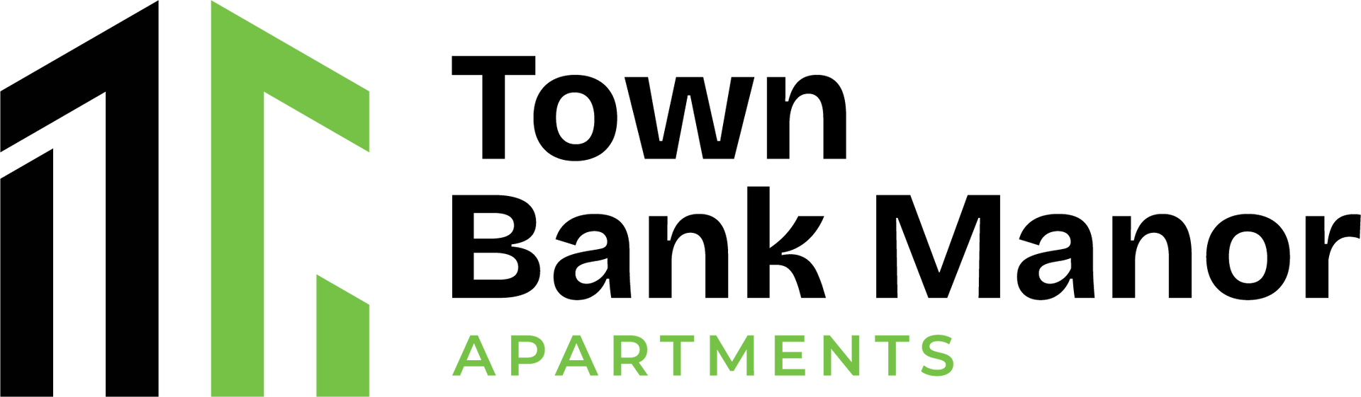 Chateau Apartments black and green logo representing modern Burlington, NJ apartments