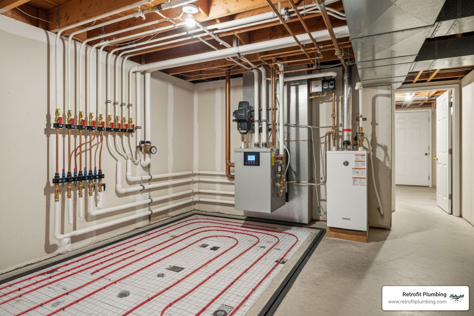 hydronic heating cooling system