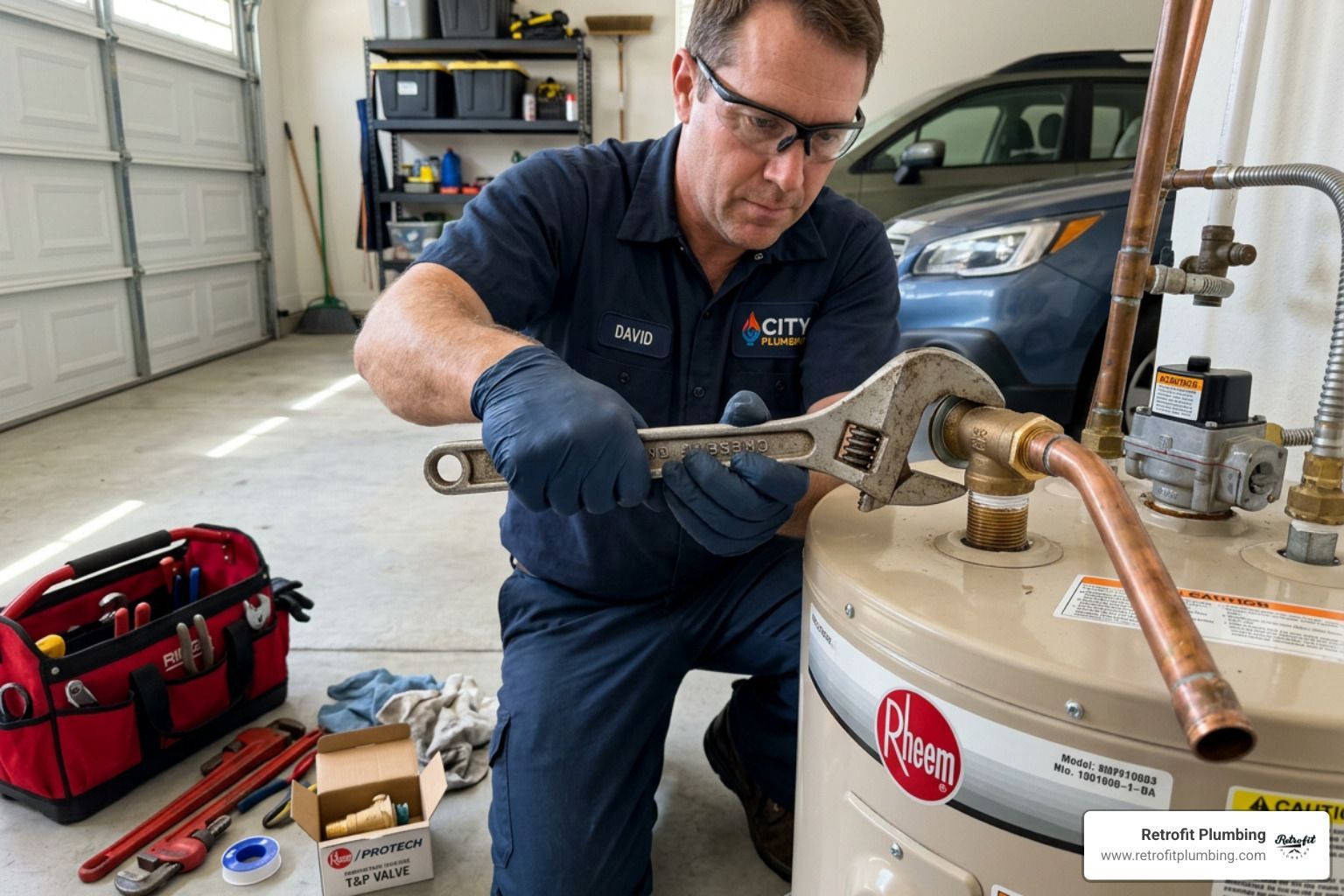 replacing water heater relief valve