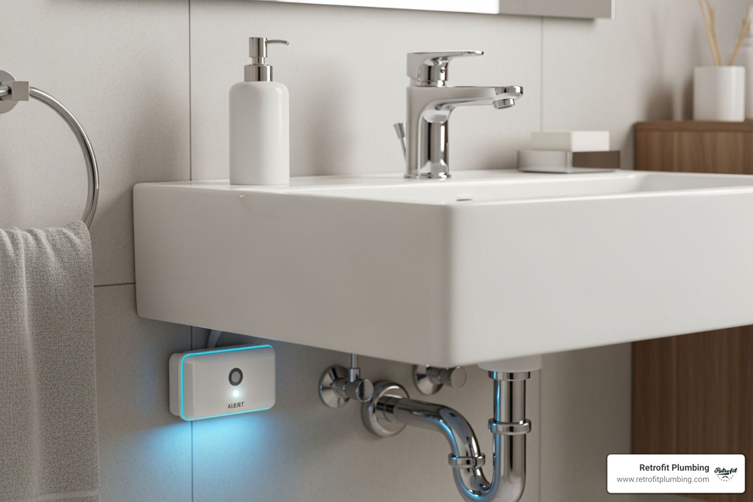 bathroom leakage detector