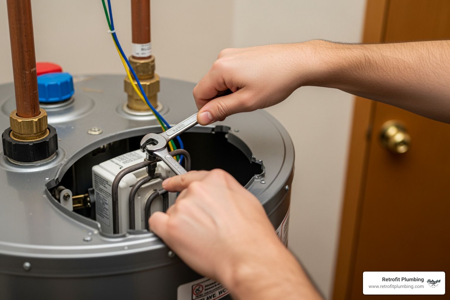electric water heater element replacement