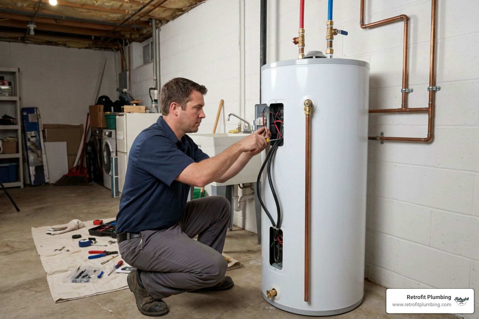 installing a new electric water heater